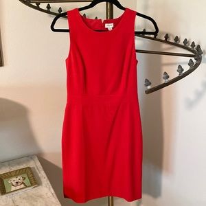 Red JCrew dress